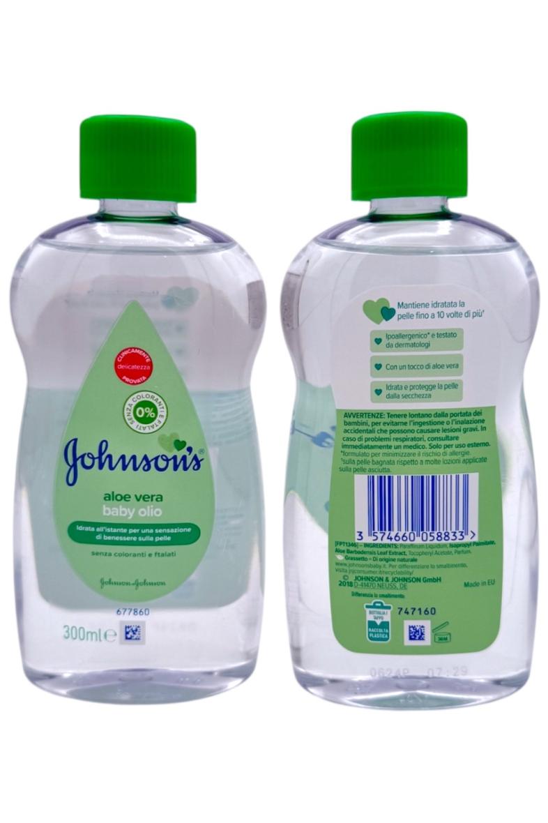 JOHNSON HUILE 300ML ALOE VERA