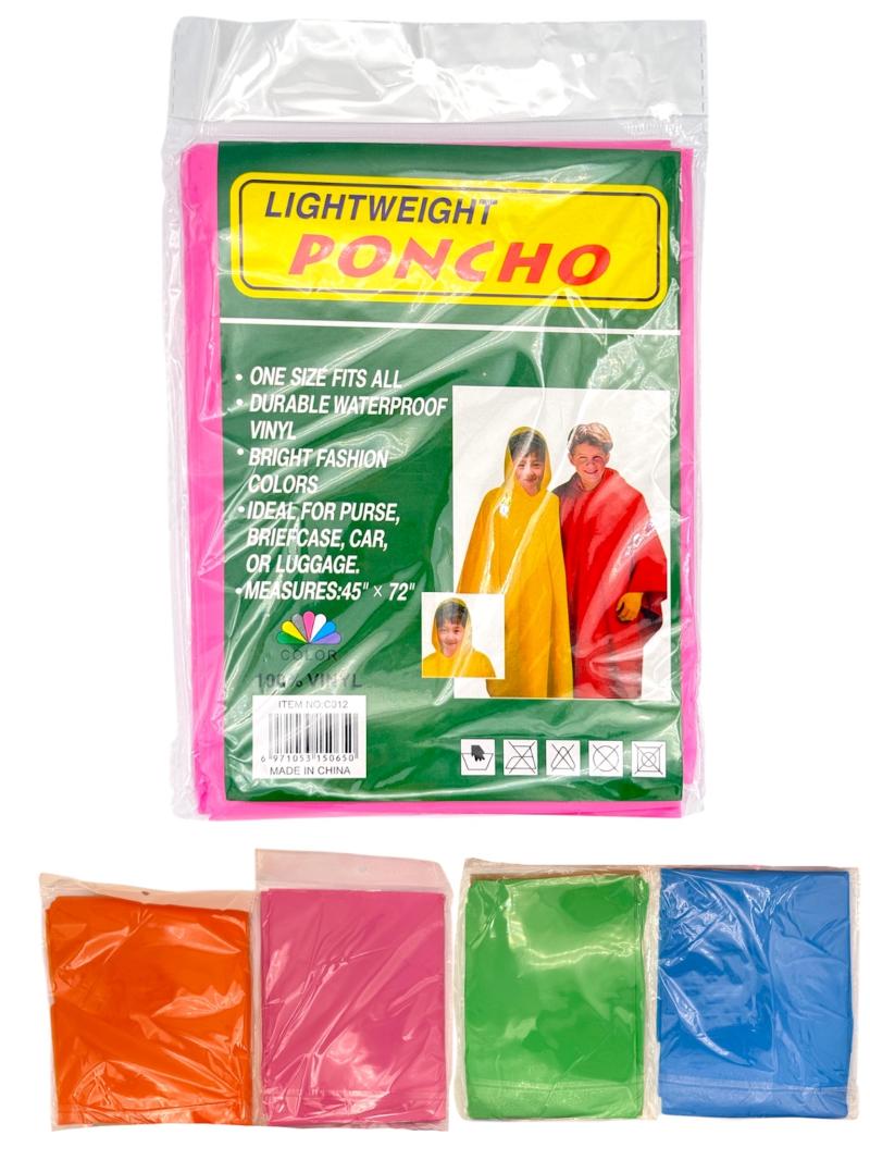 PONCHO Pluie Enfant 45X72"