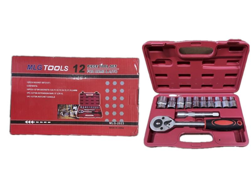 BOITE CLE A DOUILLE 12PCS