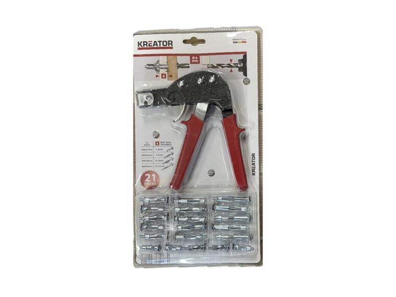 PINCE CHEVILLE MUR CREUX 21PCS