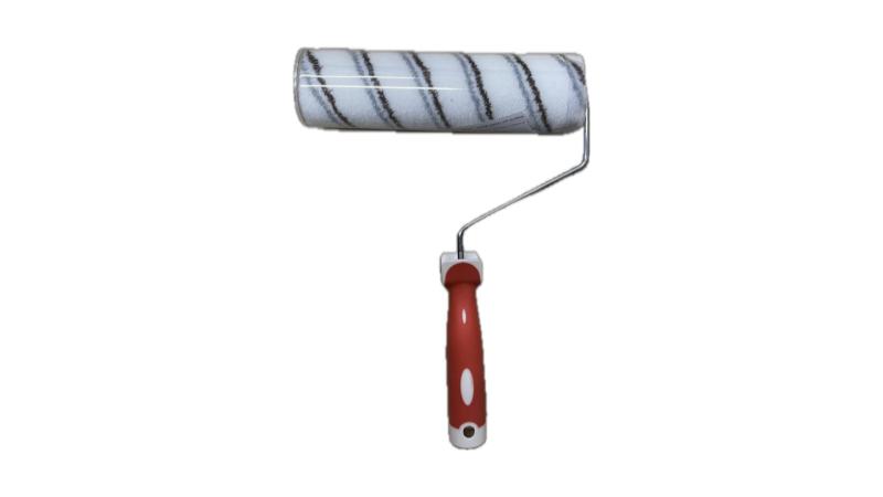ROULEAU PEINTURE 9" ANTIGOUTTE (manche rouge)