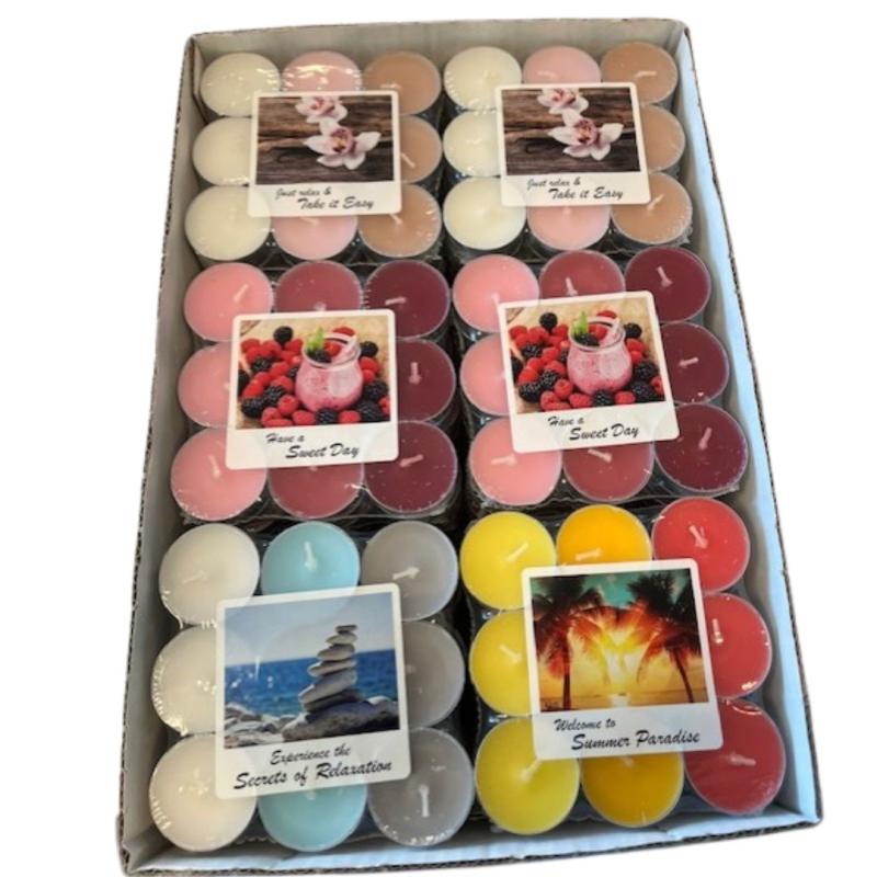 BOUGIE CHAUFFE PLAT parfumé X18 mix de parfum