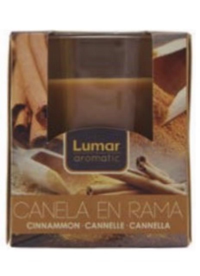 BOUGIE + POT VERRE PARFUME CANNELLE
