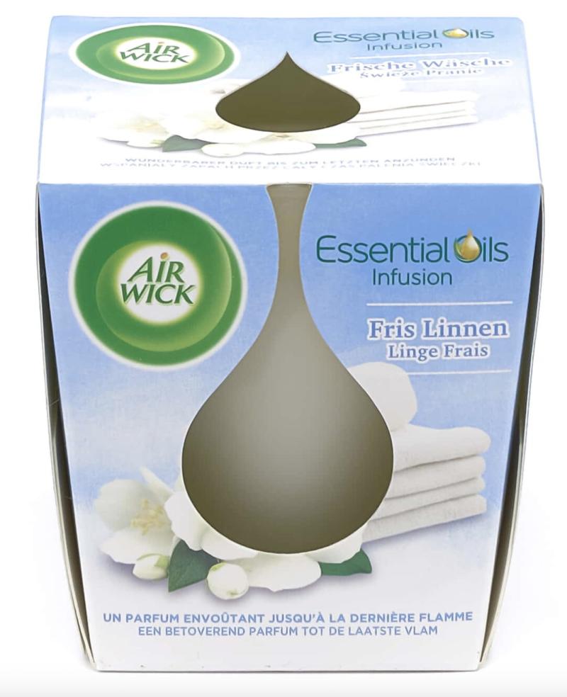 AIRWICK BOUGIE PARFUMEE 105GR Linge Frais