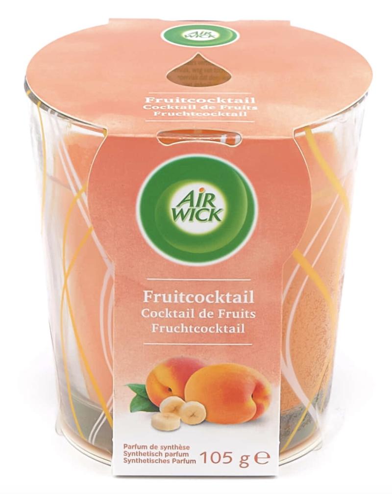 AIRWICK BOUGIE PARFUMEE 105GR Cocktail de Fruits