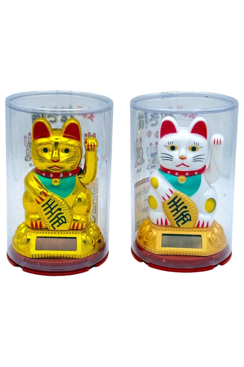 CHAT PORTE BONHEUR 8CM