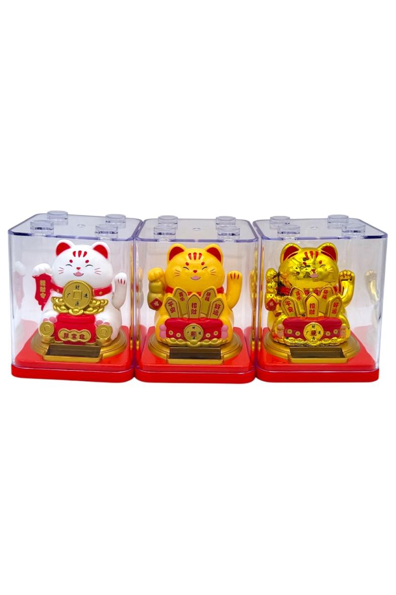 CHAT PORTE BONHEUR 10CM
