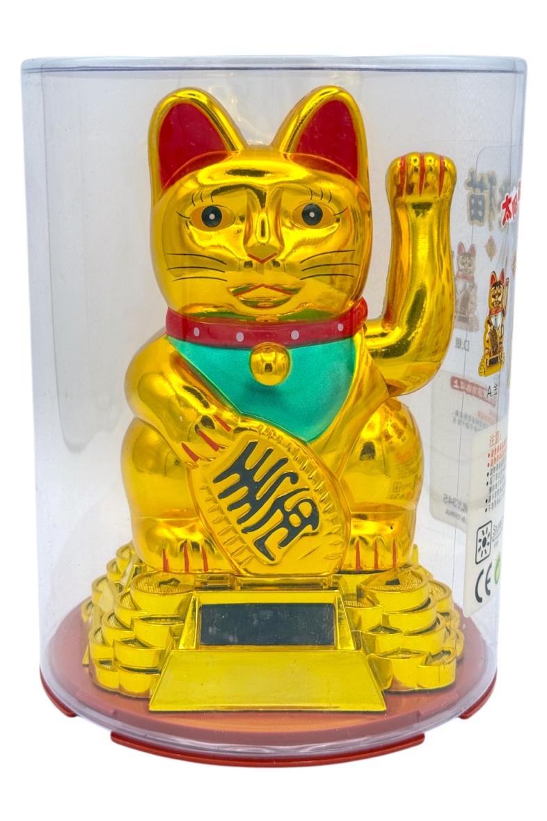 CHAT PORTE BONHEUR 15CM
