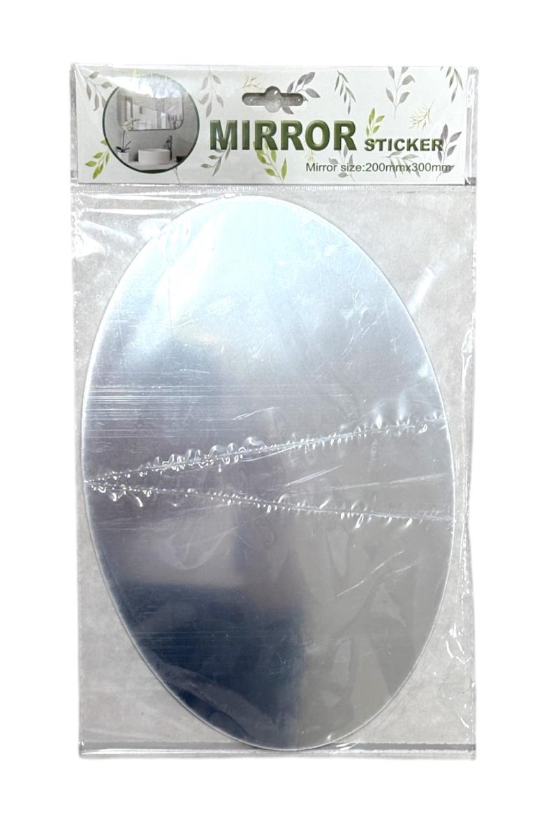MIROIR ADHESIF 20X30CM OVALE