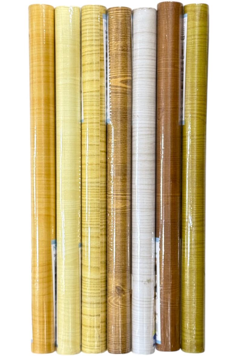 ROULEAU ADHESIF 45X200CM Motif Bois Mix