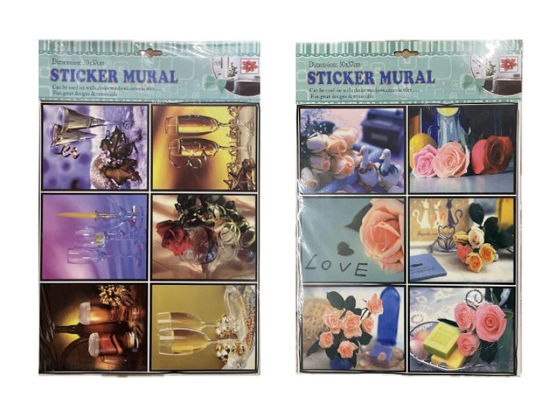 STICKER MURAL 30X37CM