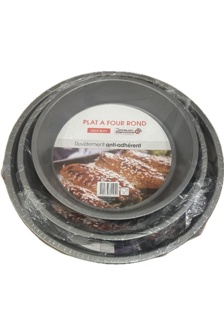 PLAT A FOUR ROND X3PCS