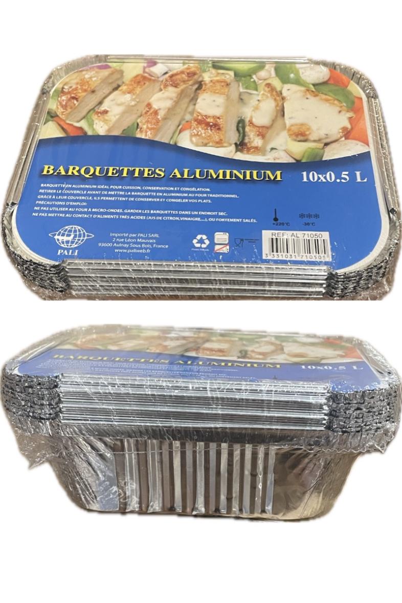BARQUETTE ALU 0.5L X10