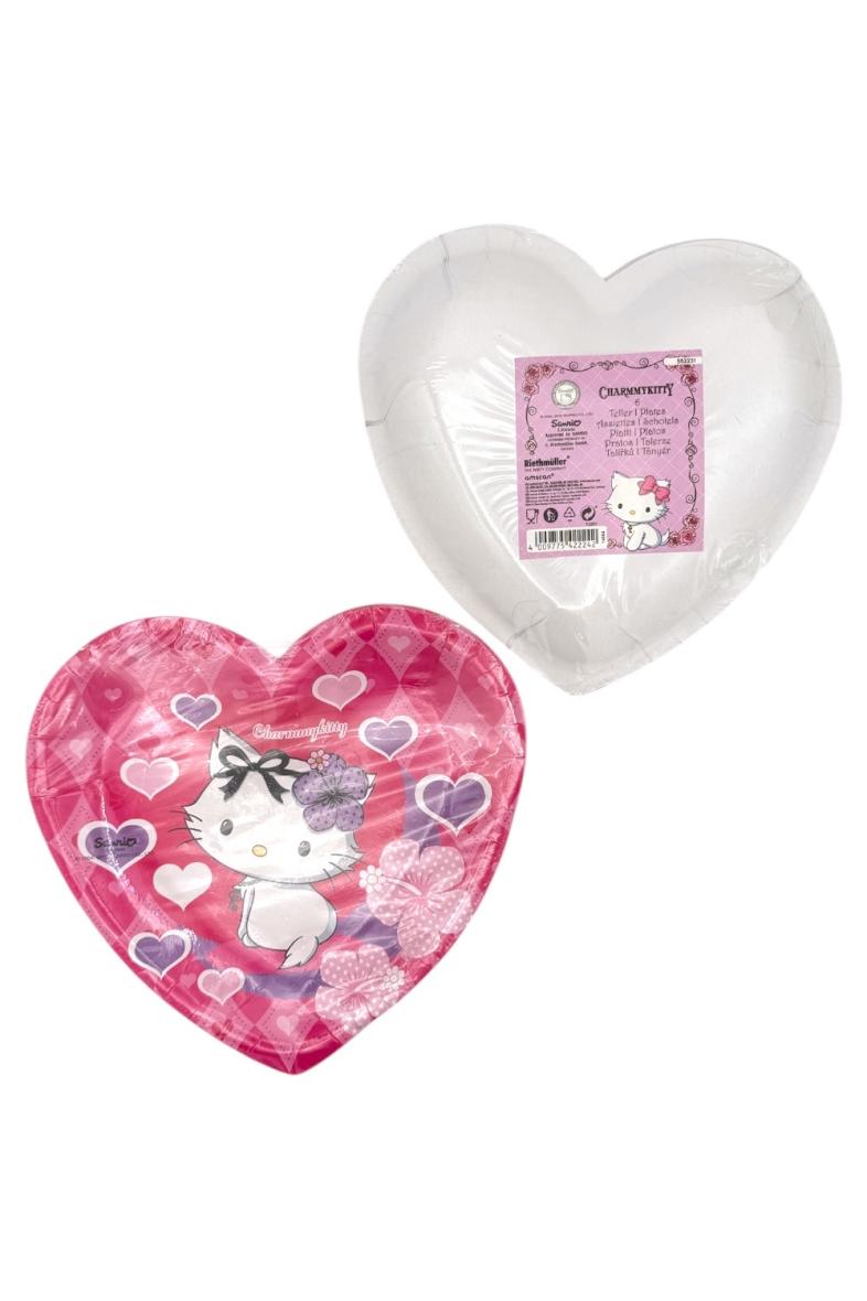 ASSIETTE en CARTON 20CM X6 HELLO KITTY