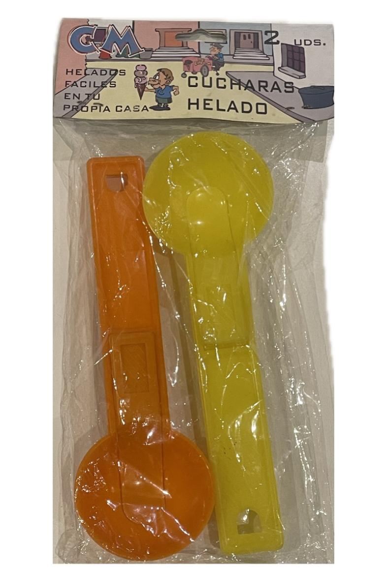 CUILLERE A GLACE X2 PLASTIQUE