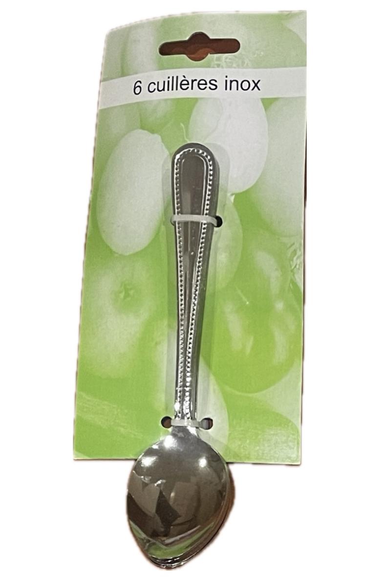 CUILLERE DESSERT/CAFE BLISTER X6
