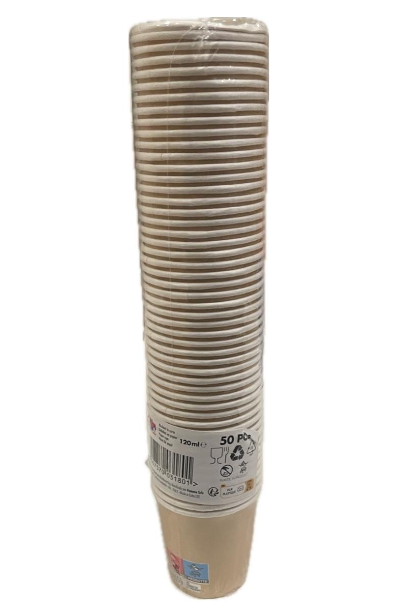 GOBELET EN CARTON X50 CAFE 120ML Uni