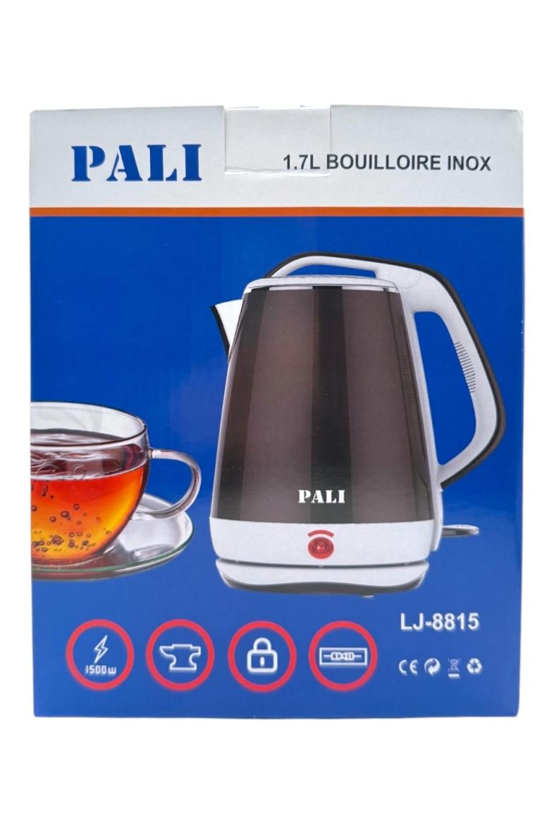 BOUILLOIRE SANS FIL INOX 1.7L