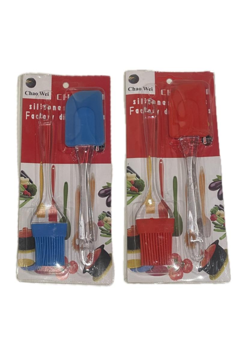SET PINCEAUX SPATULE PATISSERIE 2P