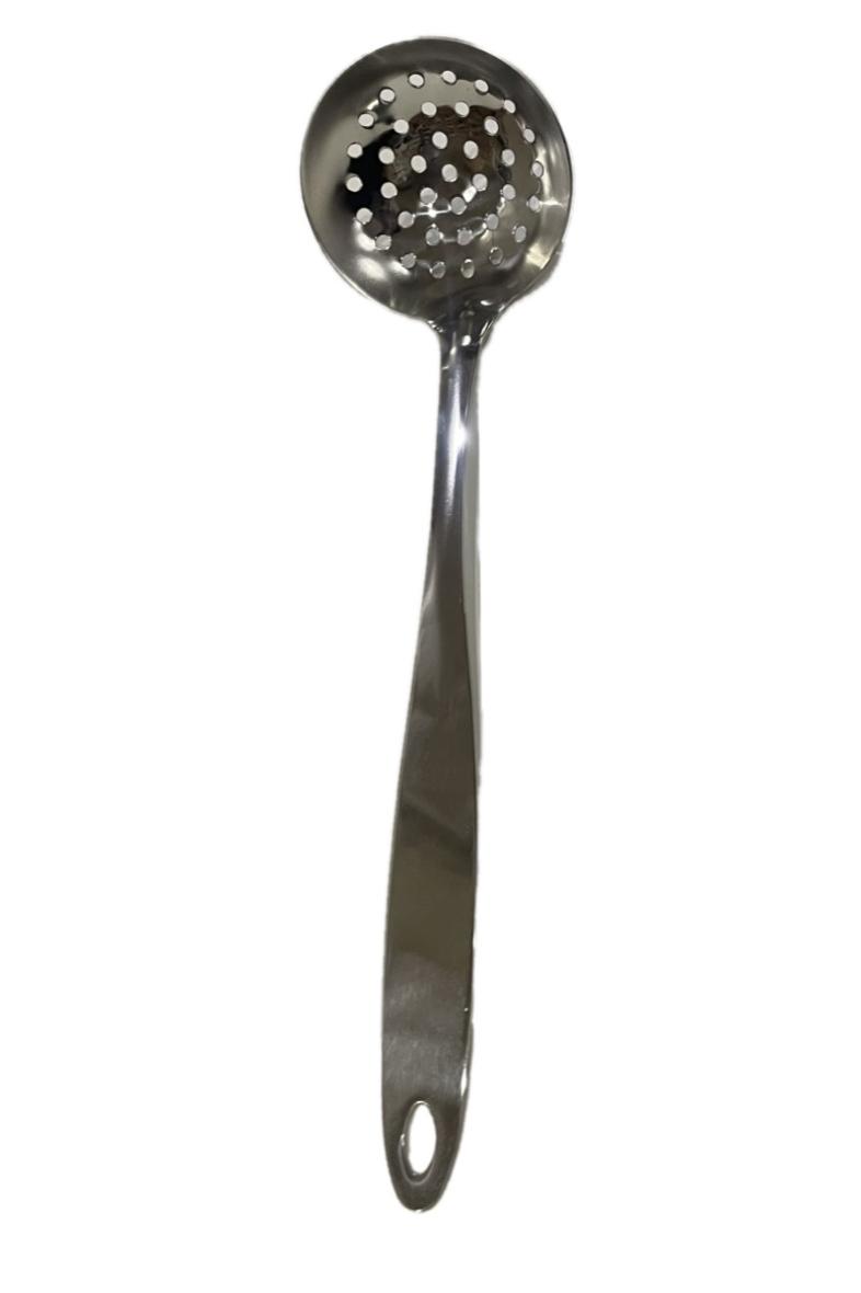 ECUMOIRE INOX 9CM + MANCHE