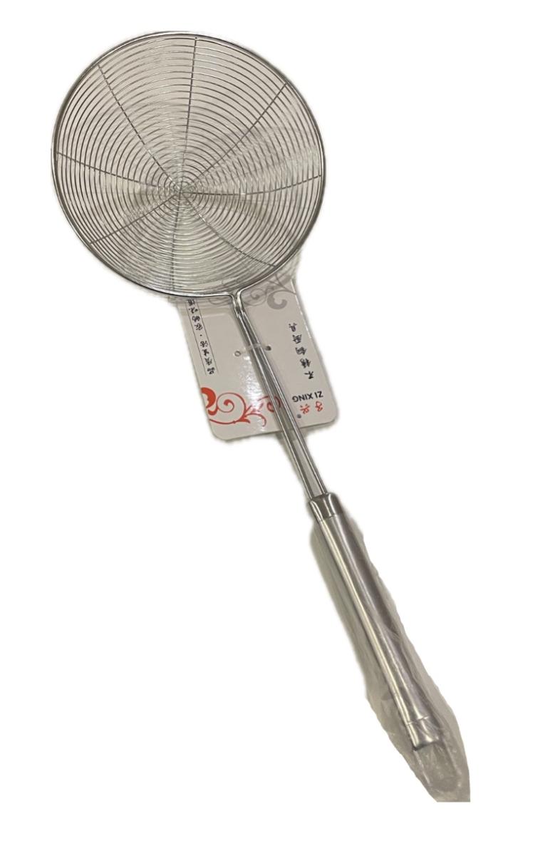 LOUCHE ARRAIGNEE INOX GRAND 15.5CM + MANCHE