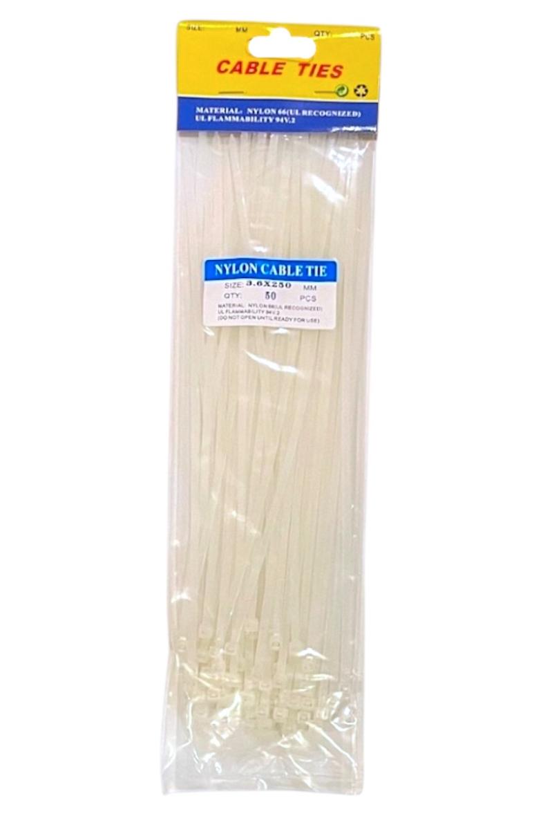 ATTACHE CABLE X50PCS 25CM