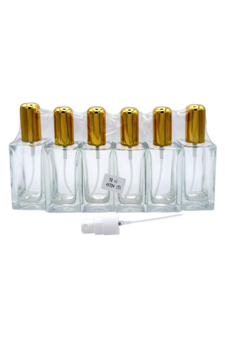 FLACON VAPORISATEUR 50ML VERRE 49394 方柱