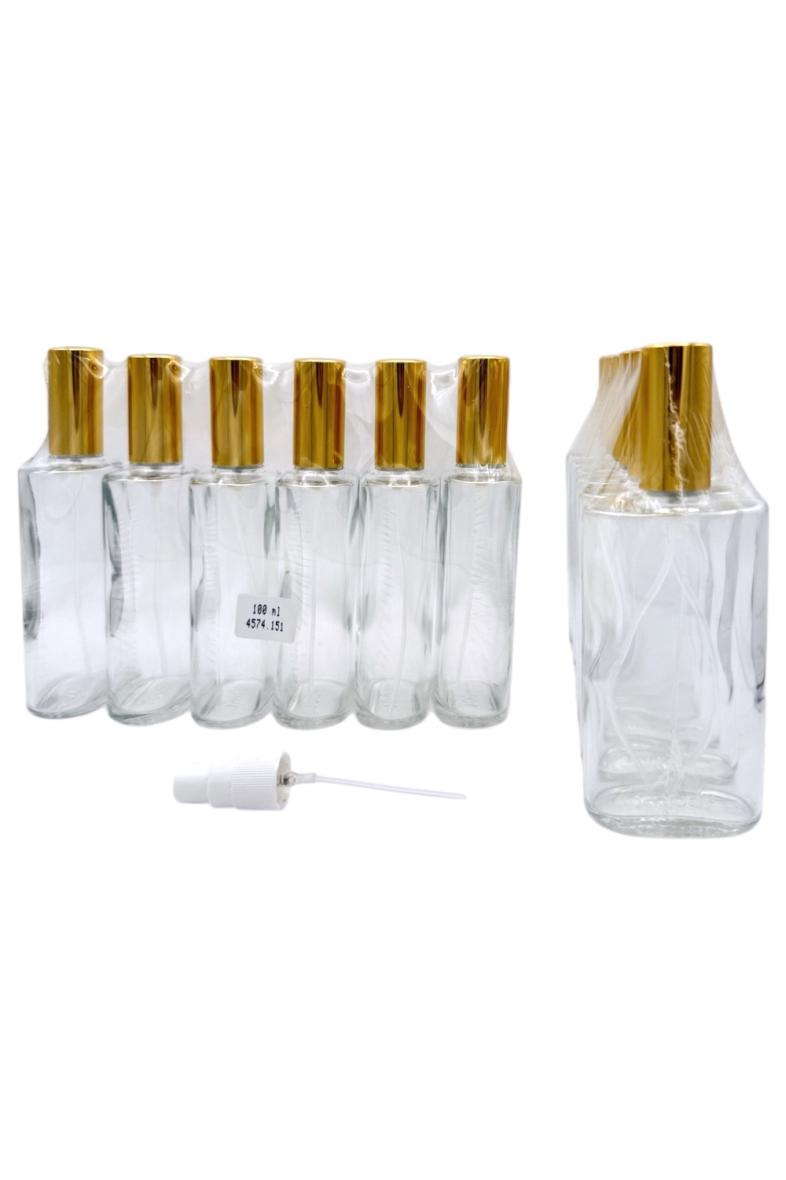FLACON VAPORISATEUR 100ML VERRE 4574 扁圆