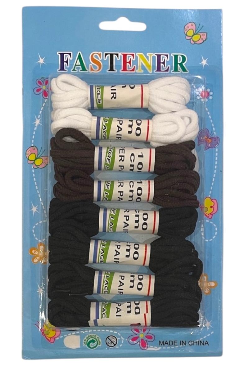LOT LACET 100CM X8 PAIRE