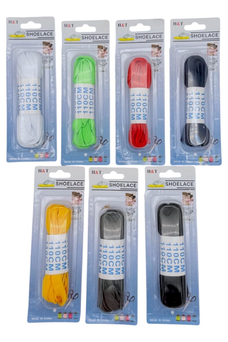 LACET 1 PAIRE 110CM Couleur mélangé