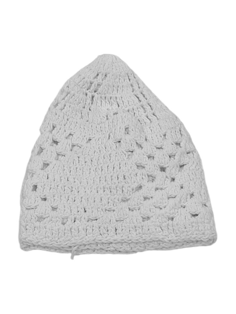BONNET FILET BLANC