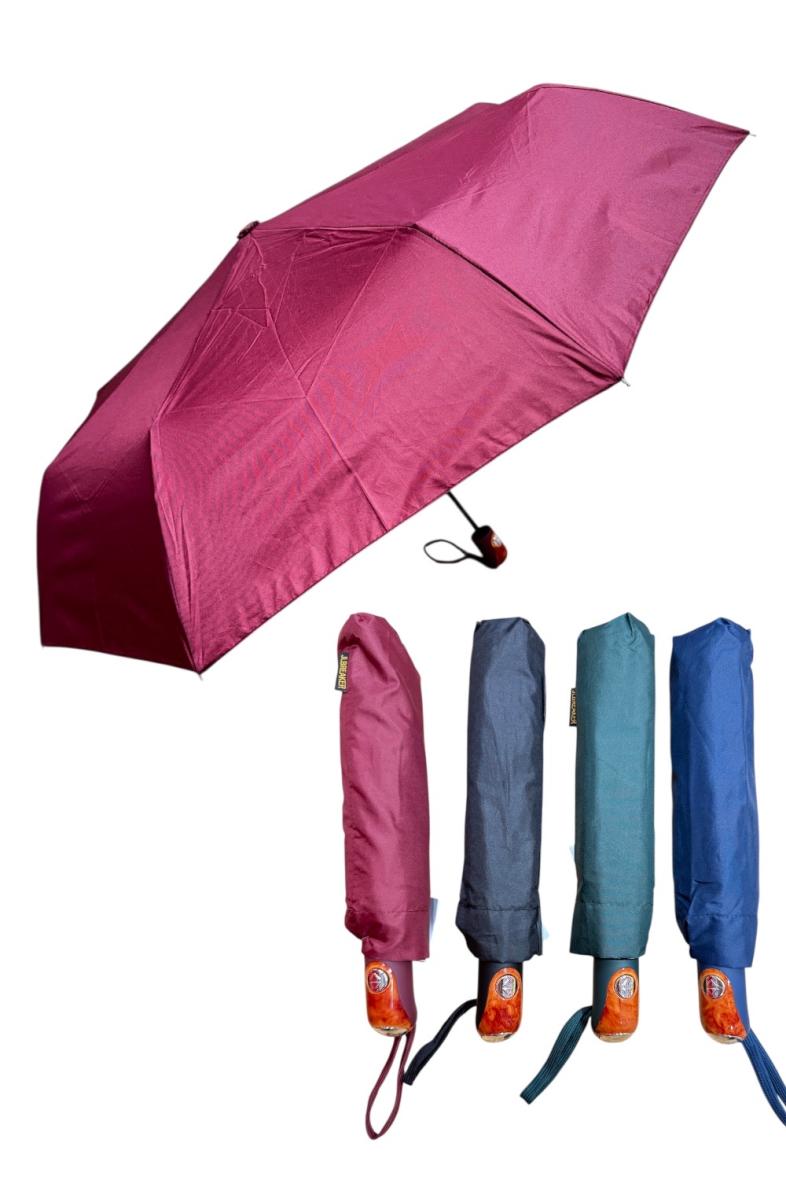 PARAPLUIE AUTO MANCHE EFFET BOIS