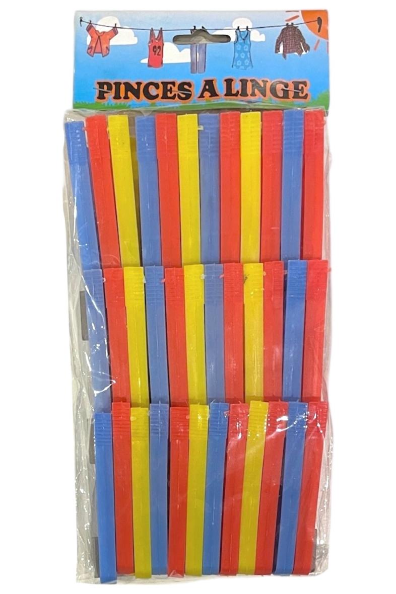 PINCE A LINGE PLASTIQUE X36