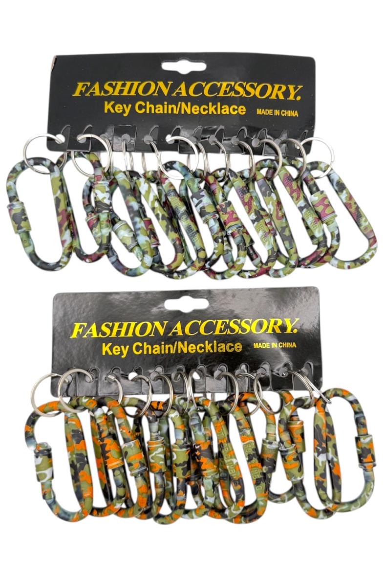 PORTE CLE MOUSQUETON MILITAIRE