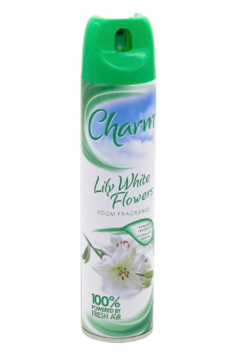 CHARM DESODORISANT 240ML lilly white