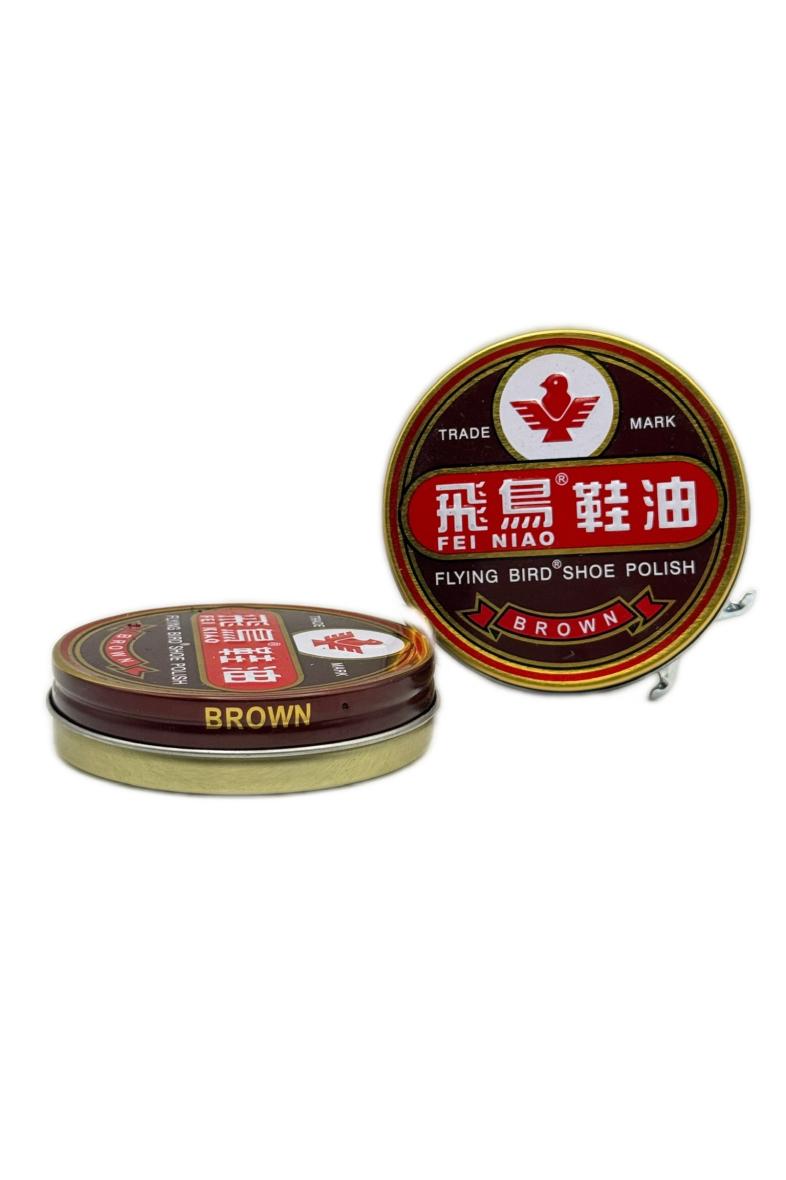 CIRAGE CREME POT METAL MARRON