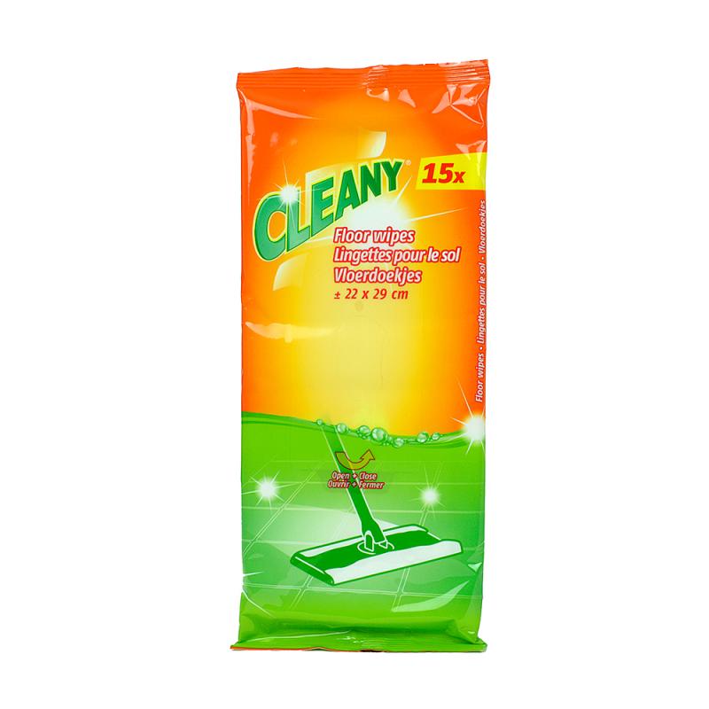 LINGETTE CLEANY pour le sol 15 pc