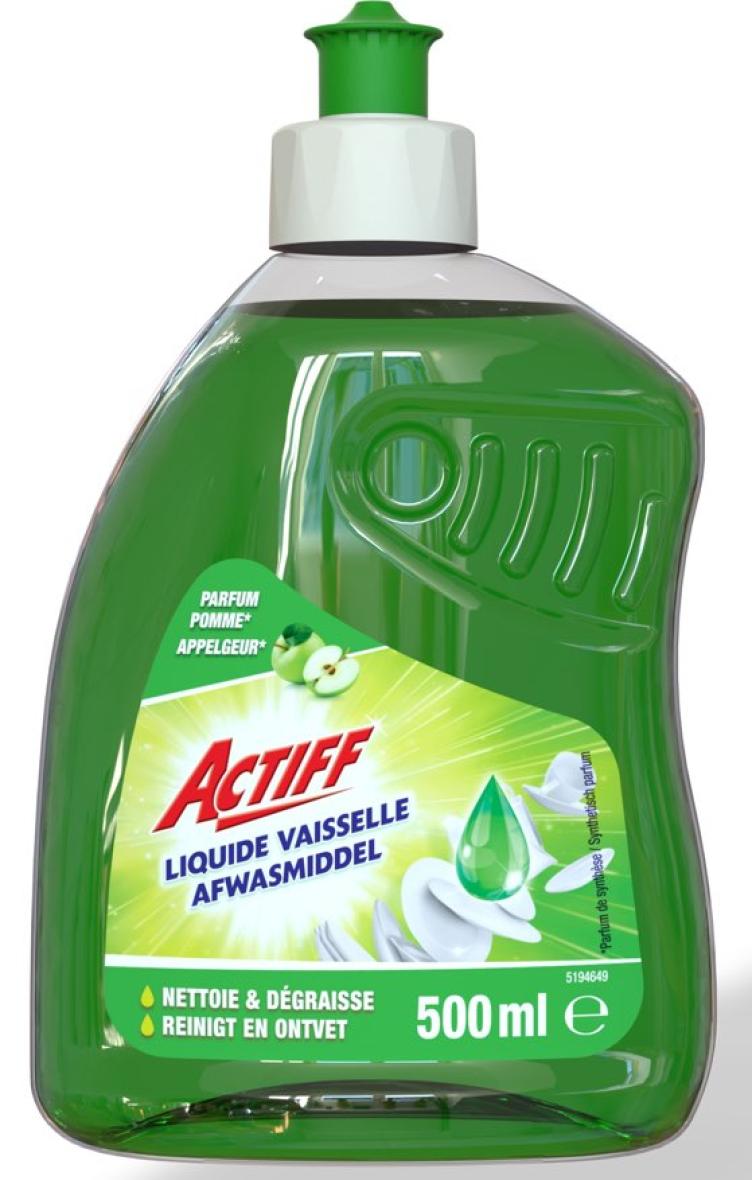 LIQUIDE VAISSELLE 500ML ACTIF POMME