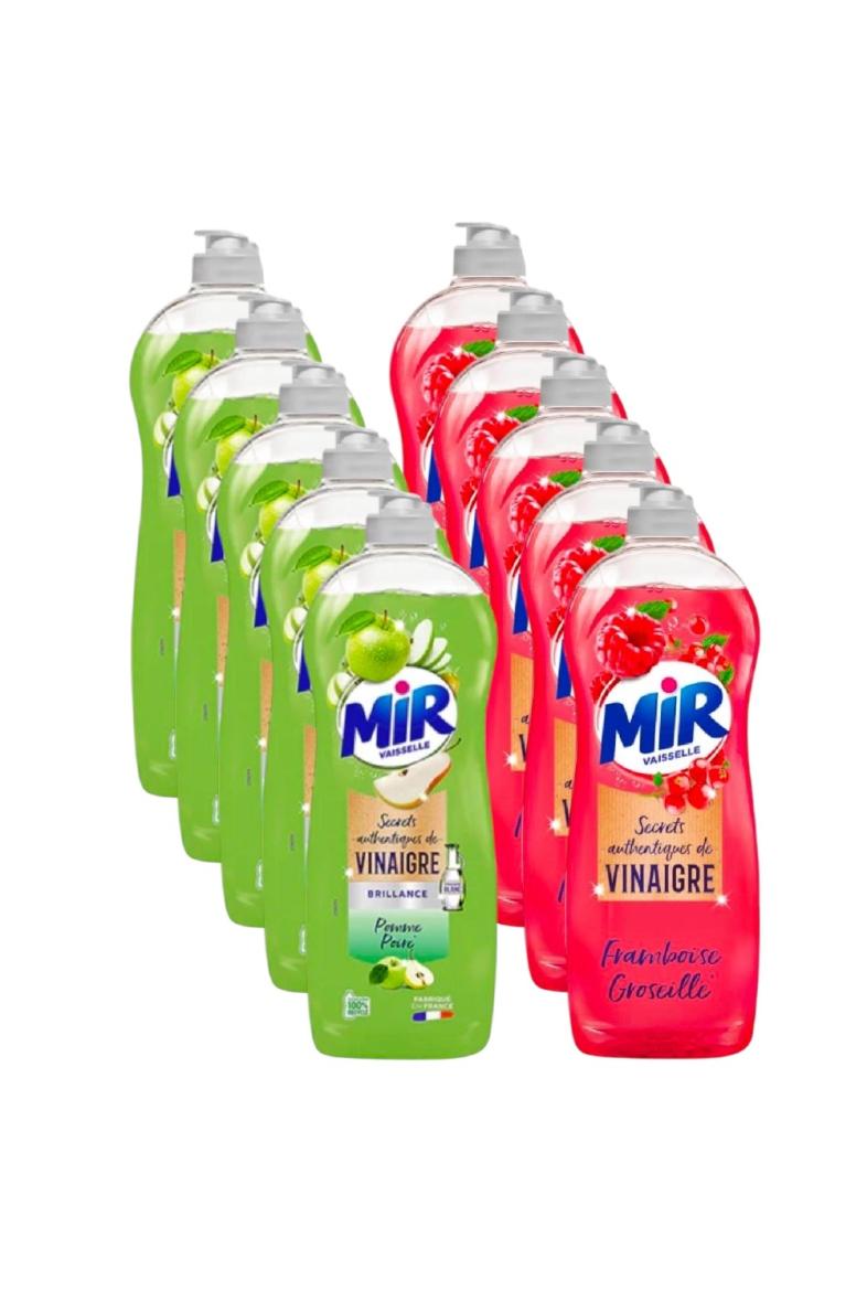 MIR LIQUIDE VAISSELLE 750ML MIX 5 Pomme - 5 Framboise