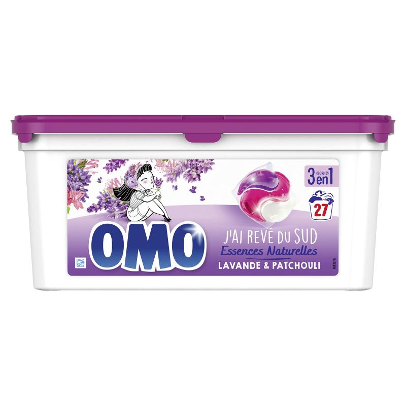 OMO LESSIVE PODS 27D LAVANDE