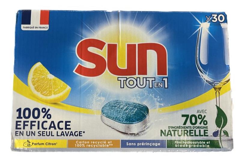 SUN LAVE VAISSELLE TOUT EN 1 30 LAVAGES