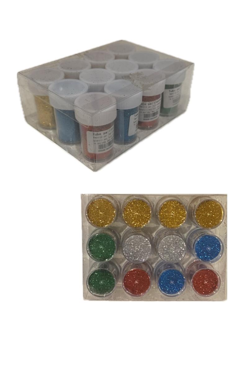 TUBE PAILLETTE 12PCS