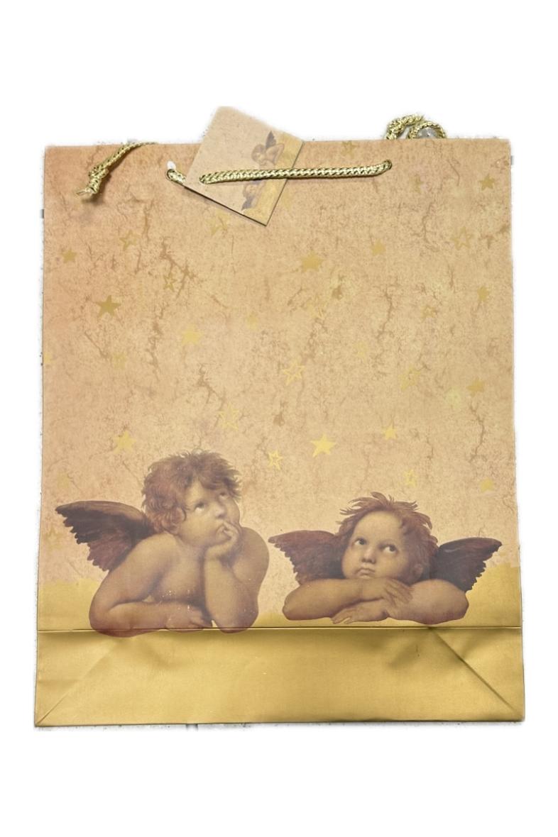 SAC CADEAU 26X32 ANGE (M)
