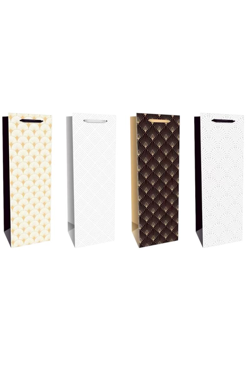 SAC CADEAU BOUTEILLE 12X36 PAILLETTE