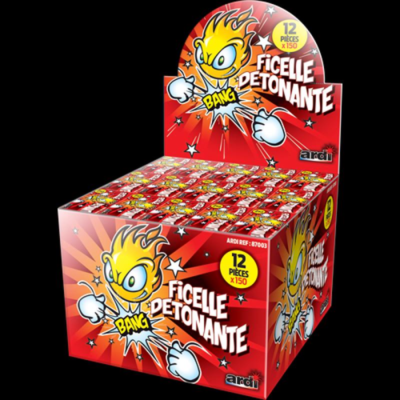 FICELLE DETONANTE EN BOITE PRESENTOIR 150X12P