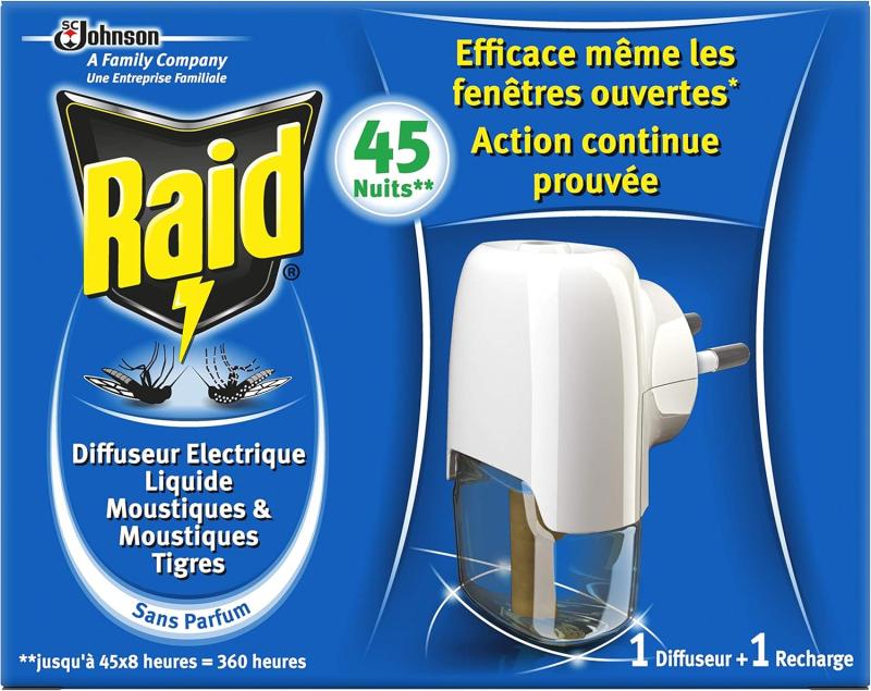 RAID DIFFUSEUR ELECTRIQUE ANTI MOUSTIQUE