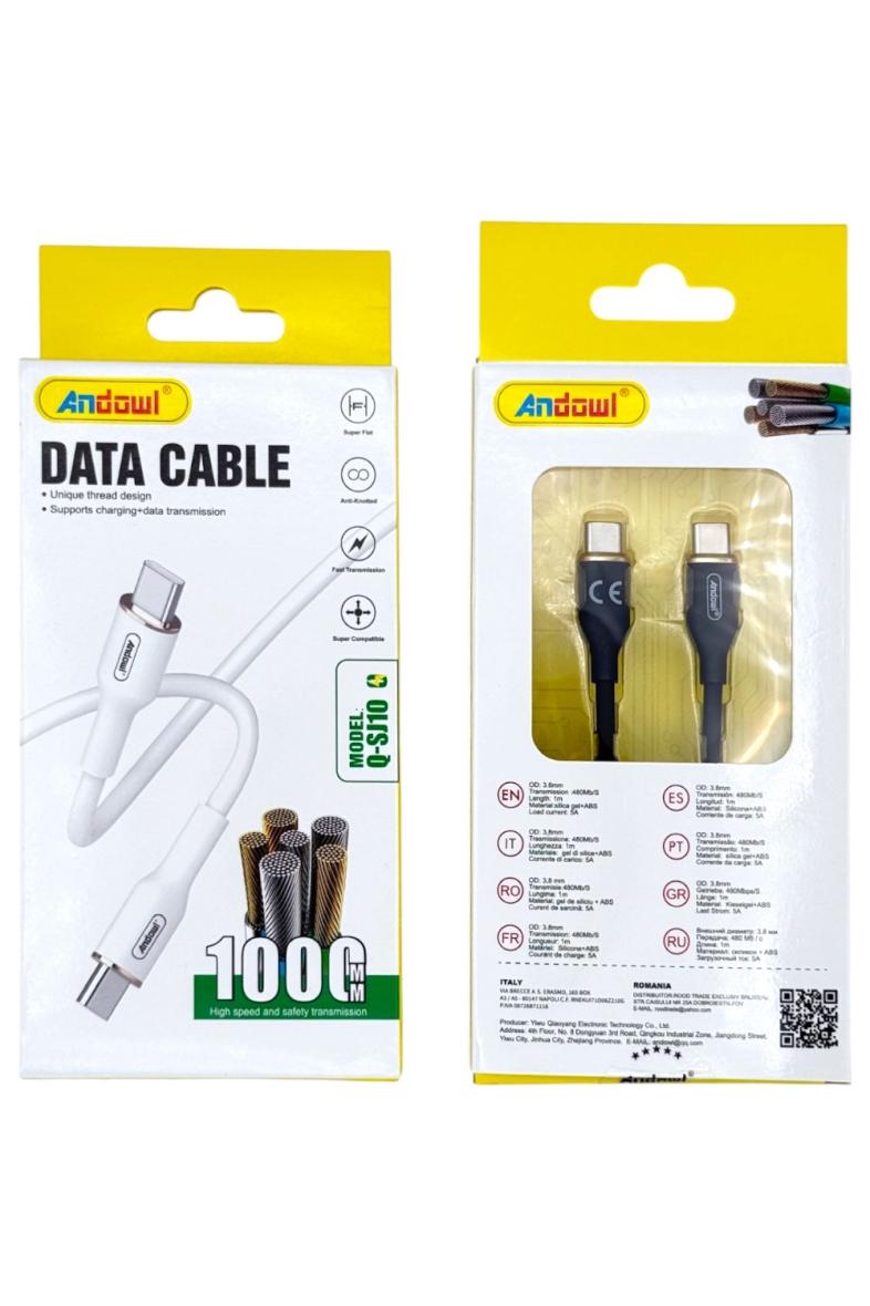 CABLE TELEPHONE PORTABLE 1M USB C VERS USB C