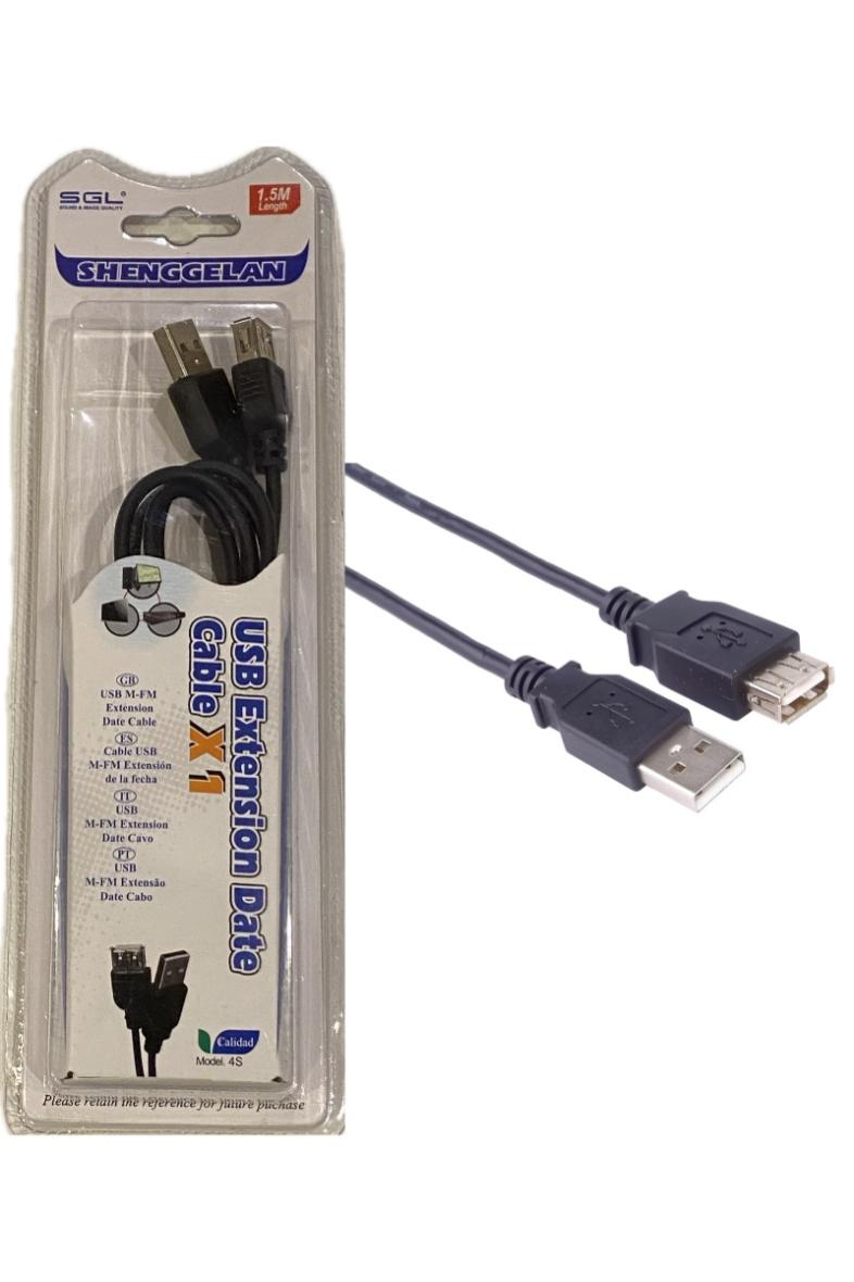 CABLE RALLONGE USB 1.5M 4S