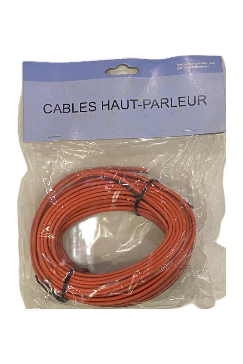 CABLE HAUT PARLEUR 10M