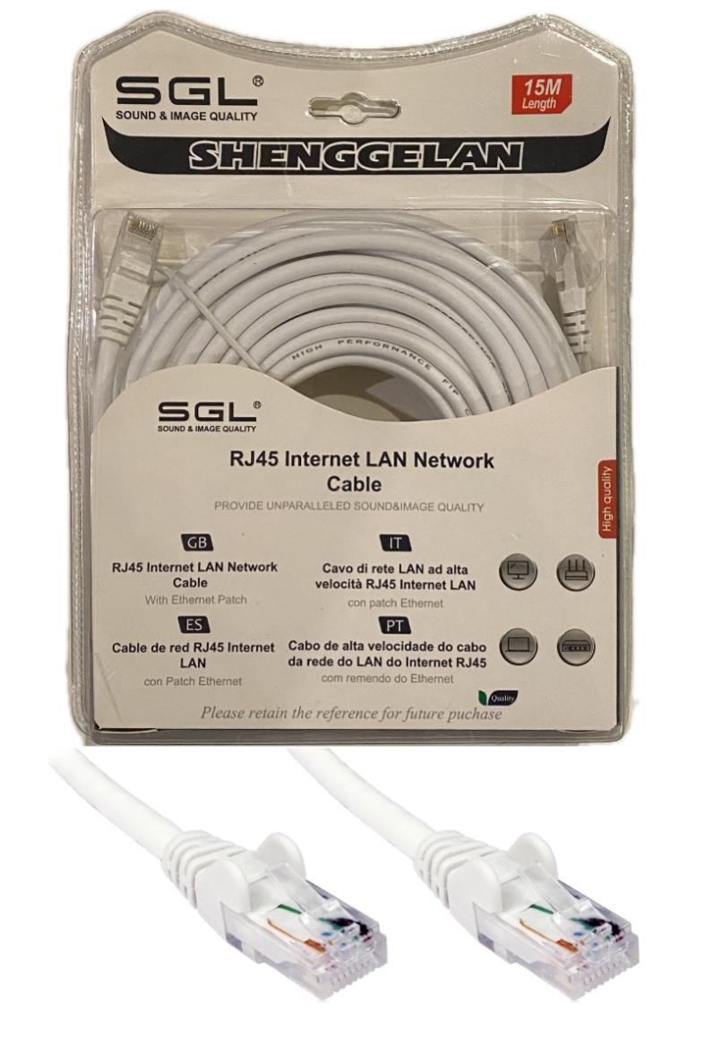 CABLE ETHERNET RJ45 15M